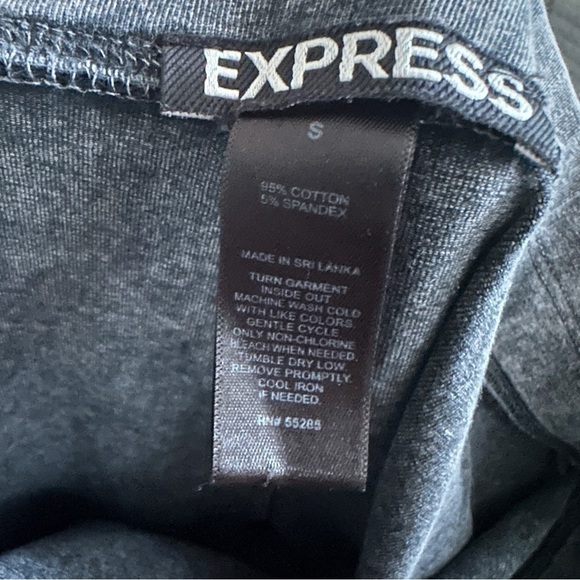 Express gray faded wash leggings size small - Picture 7 of 7